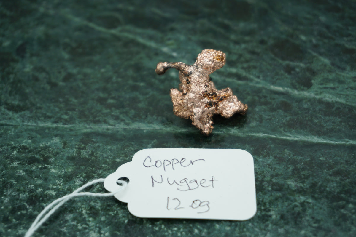 Natural Copper Nugget 12.0 gram Coral Variety