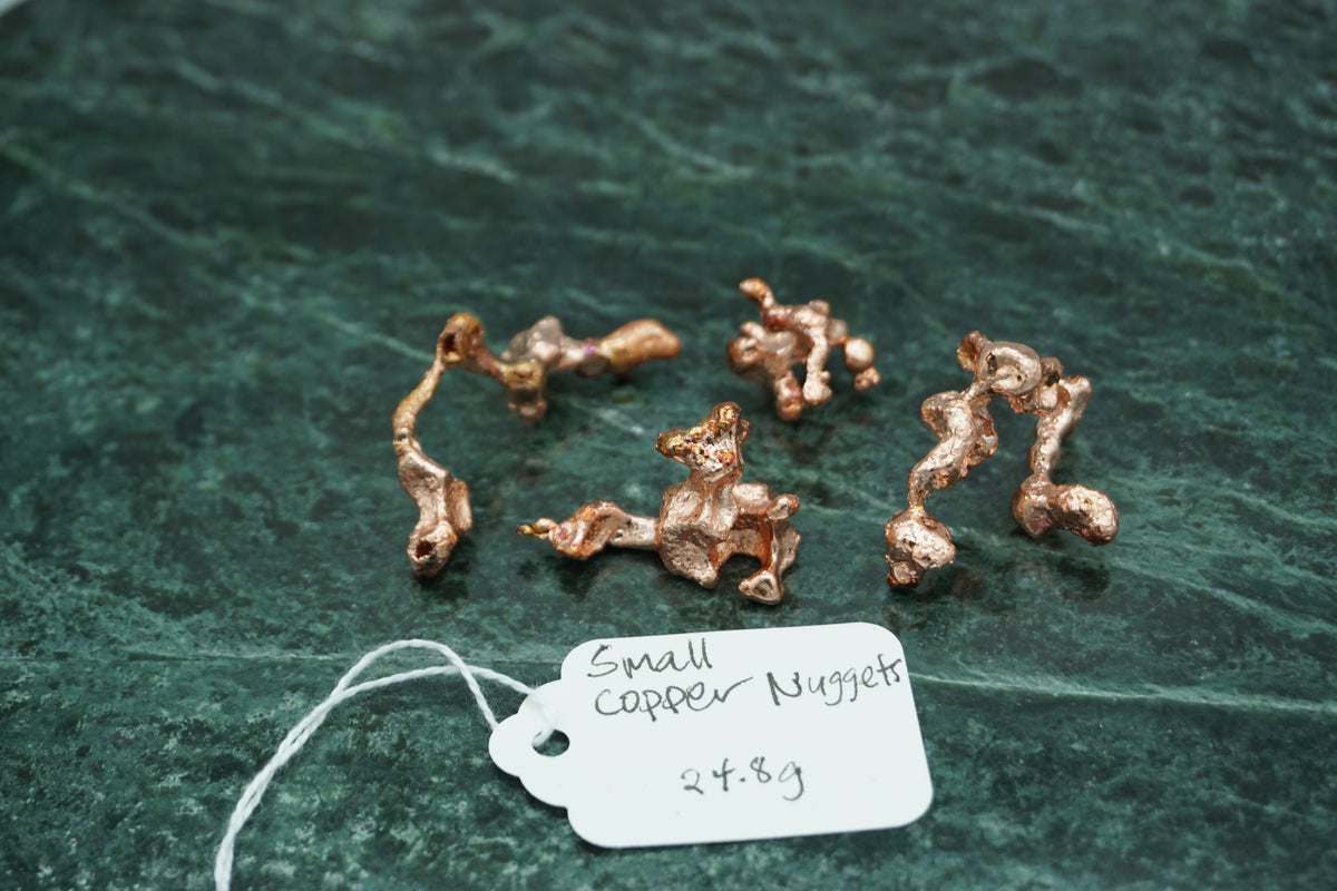 Assorted Natural Copper Nuggets 24.8 gram