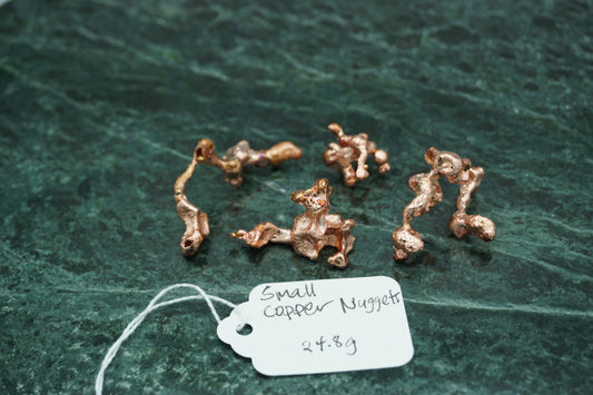 Assorted Natural Copper Nuggets 24.8 gram