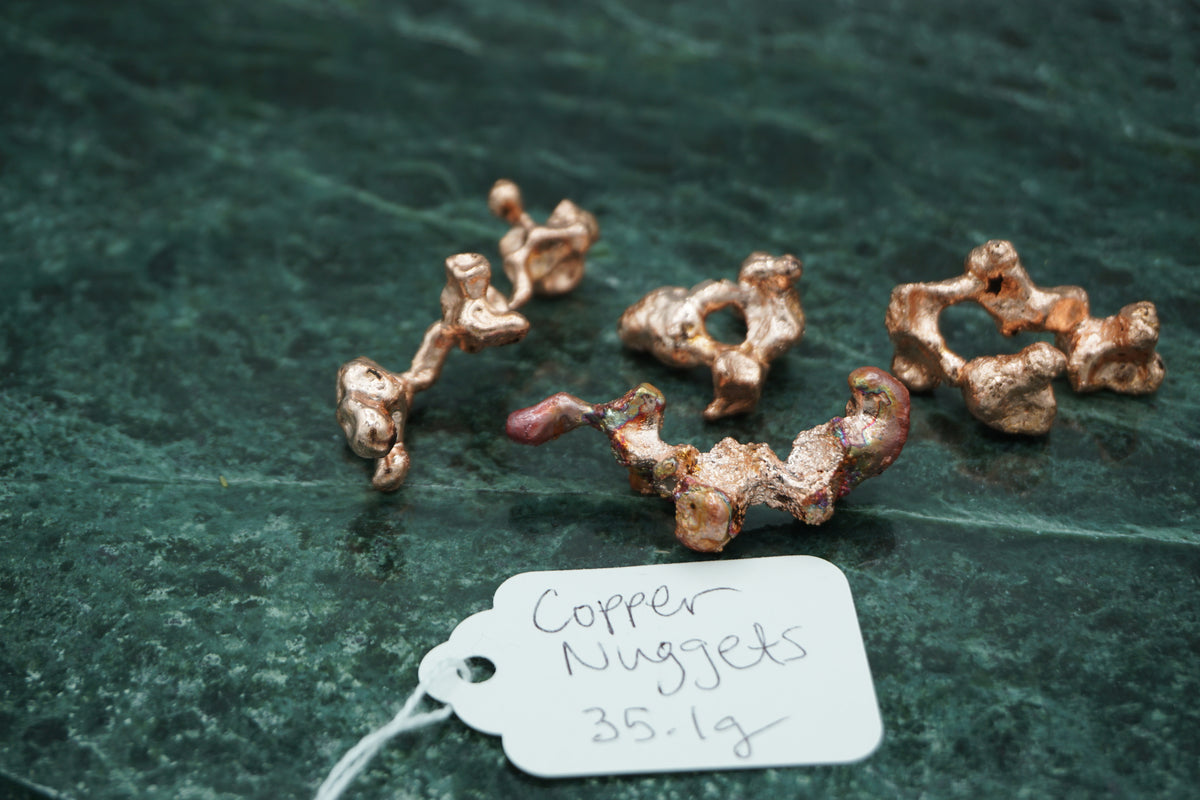 Assorted Natural Copper Nuggets 35.1 gram