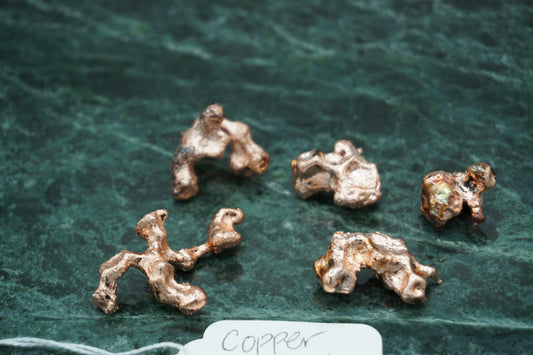 Assorted Natural Copper Nuggets 35.9 gram