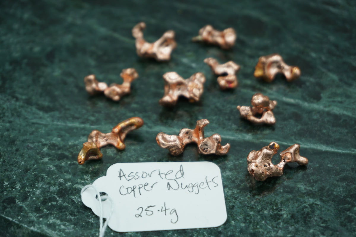 Assorted Natural Copper Nuggets 25.4 gram