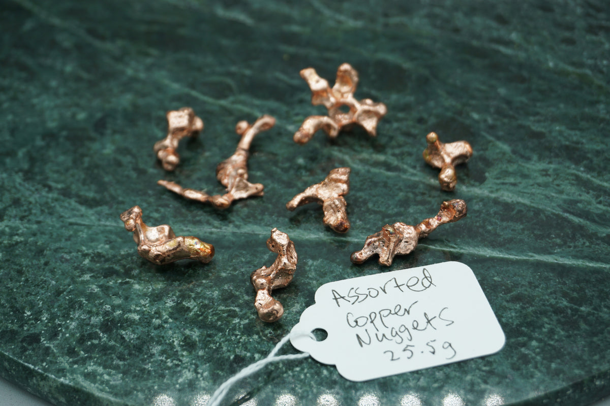 Assorted Natural Copper Nuggets 25.5 gram