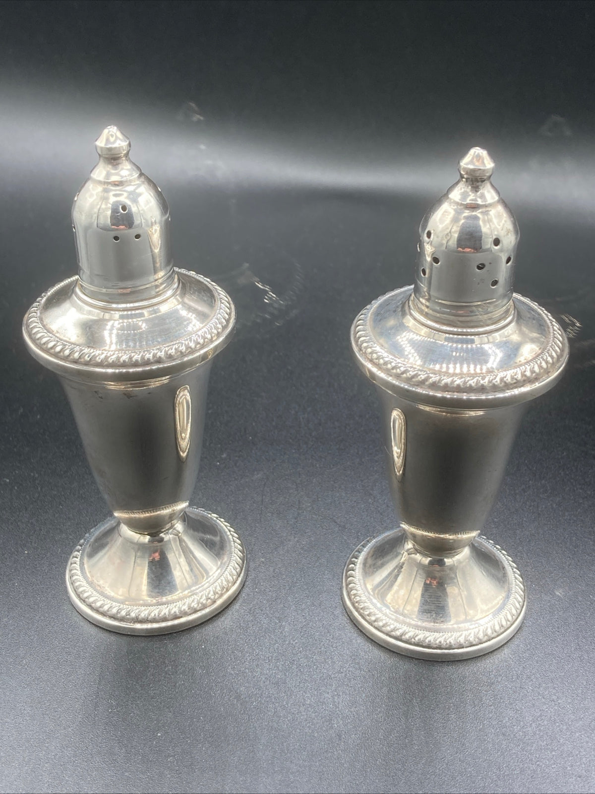 Duchin Antiques Sterling Silver Salt and Pepper shaker