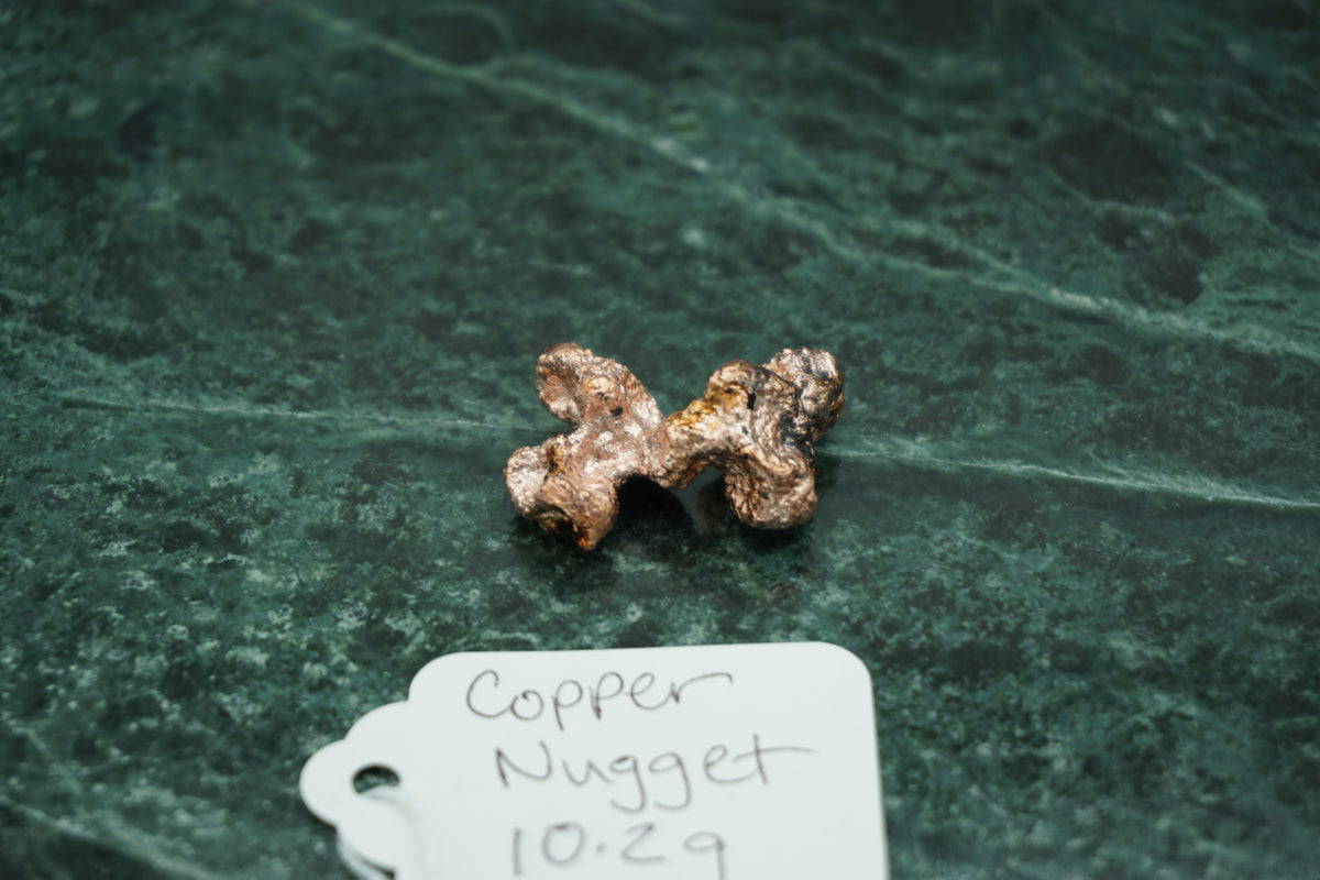 Assorted Natural Copper Nuggets 10.2 gram Coral Variety