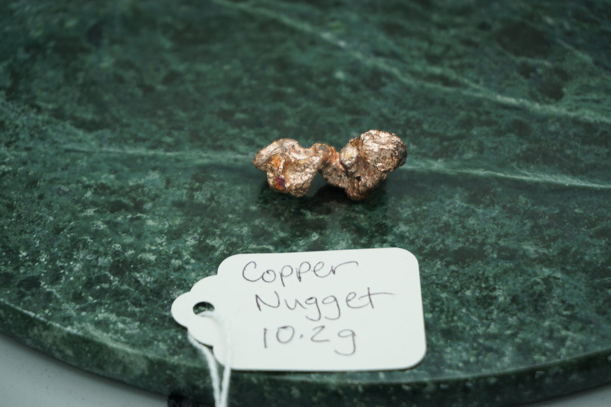 Assorted Natural Copper Nuggets 10.2 gram Coral Variety