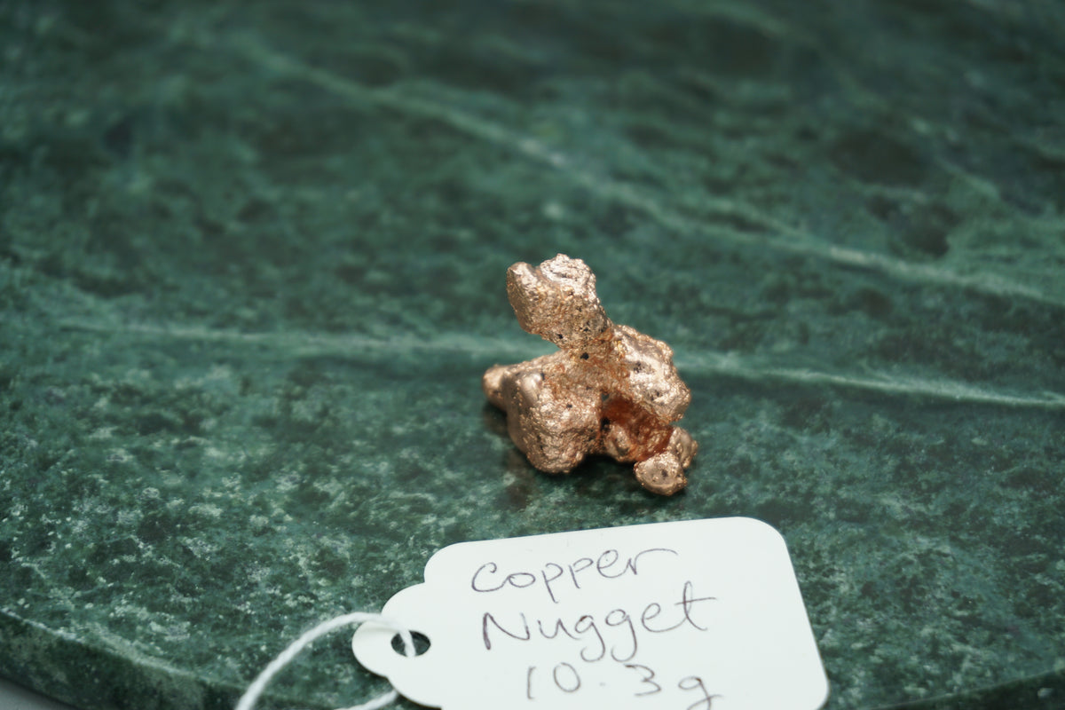 Natural Copper Nugget 10.3 gram Coral Variety