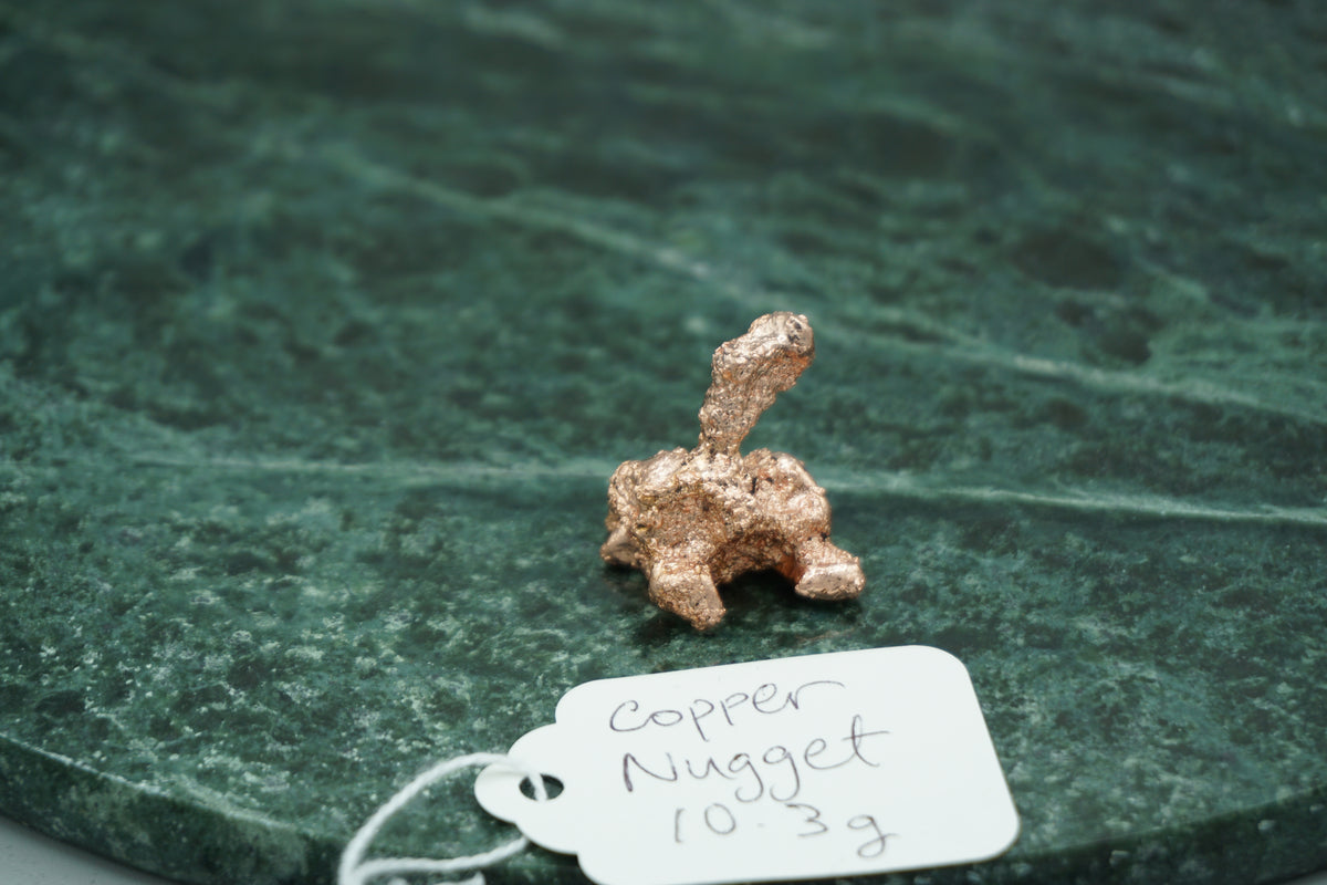 Natural Copper Nugget 10.3 gram Coral Variety