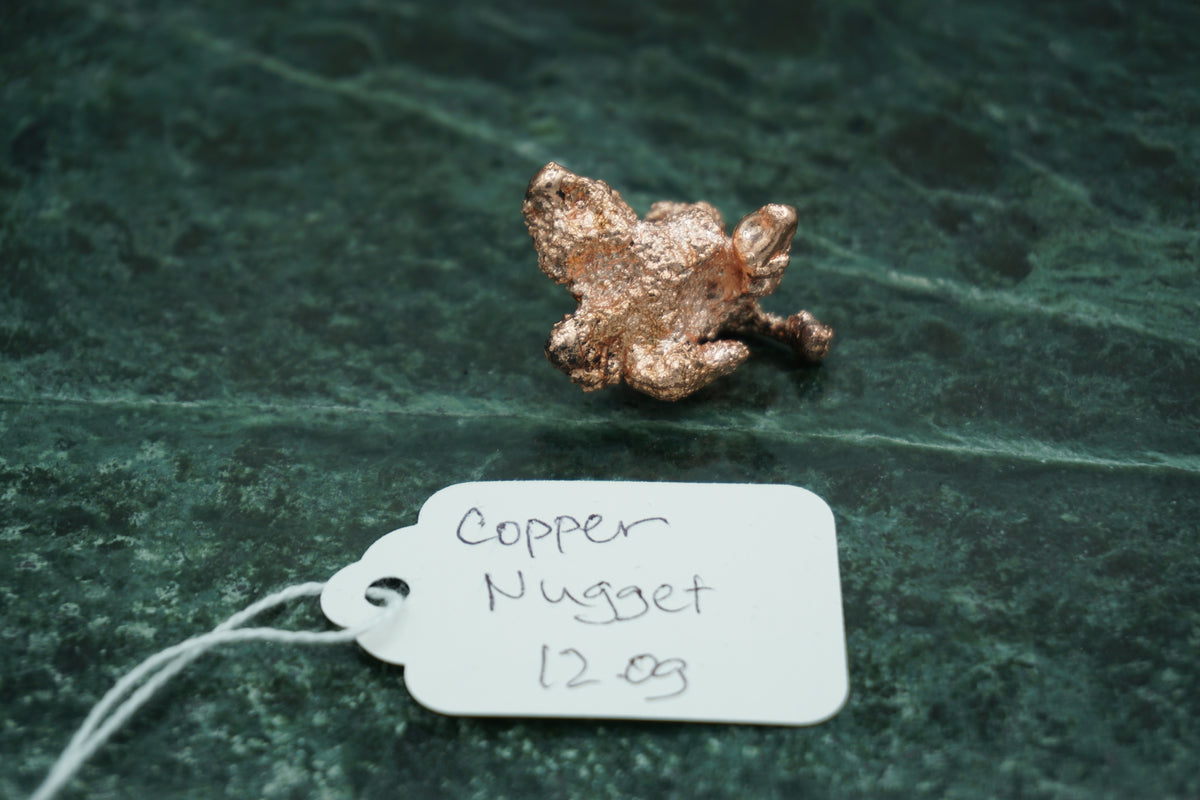 Natural Copper Nugget 12.0 gram Coral Variety