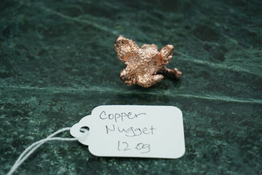 Natural Copper Nugget 12.0 gram Coral Variety