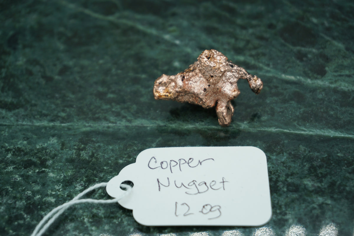 Natural Copper Nugget 12.0 gram Coral Variety