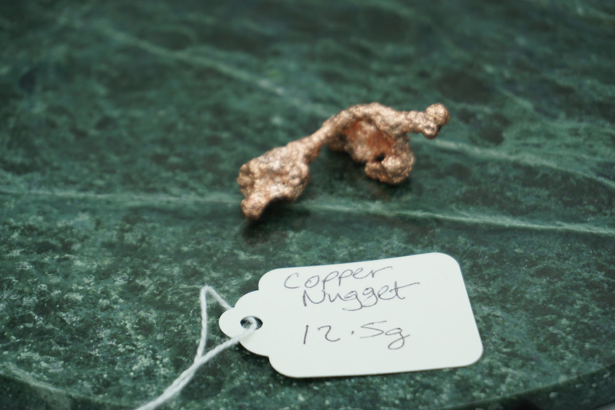 Natural Copper Nugget 12.5 gram Coral Variety