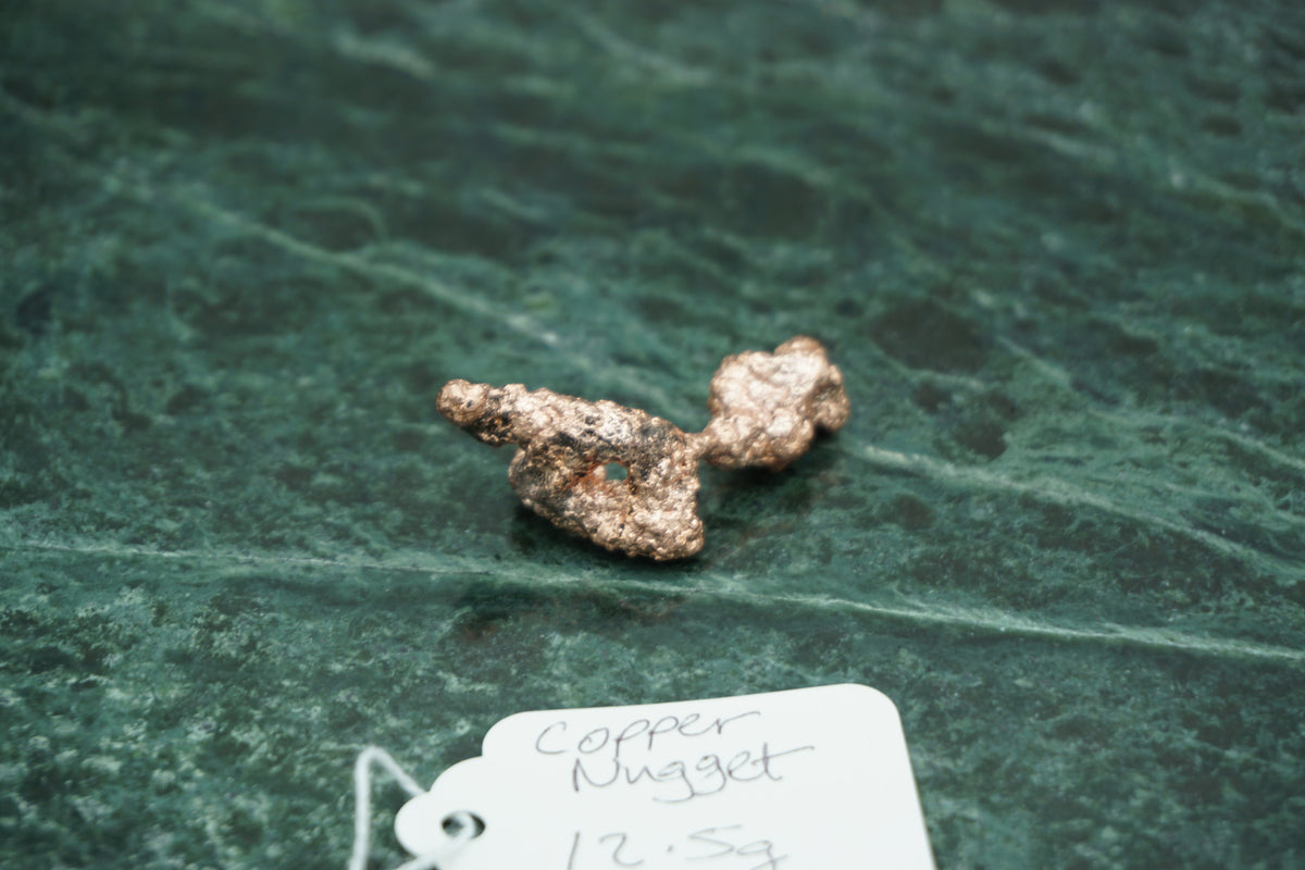 Natural Copper Nugget 12.5 gram Coral Variety
