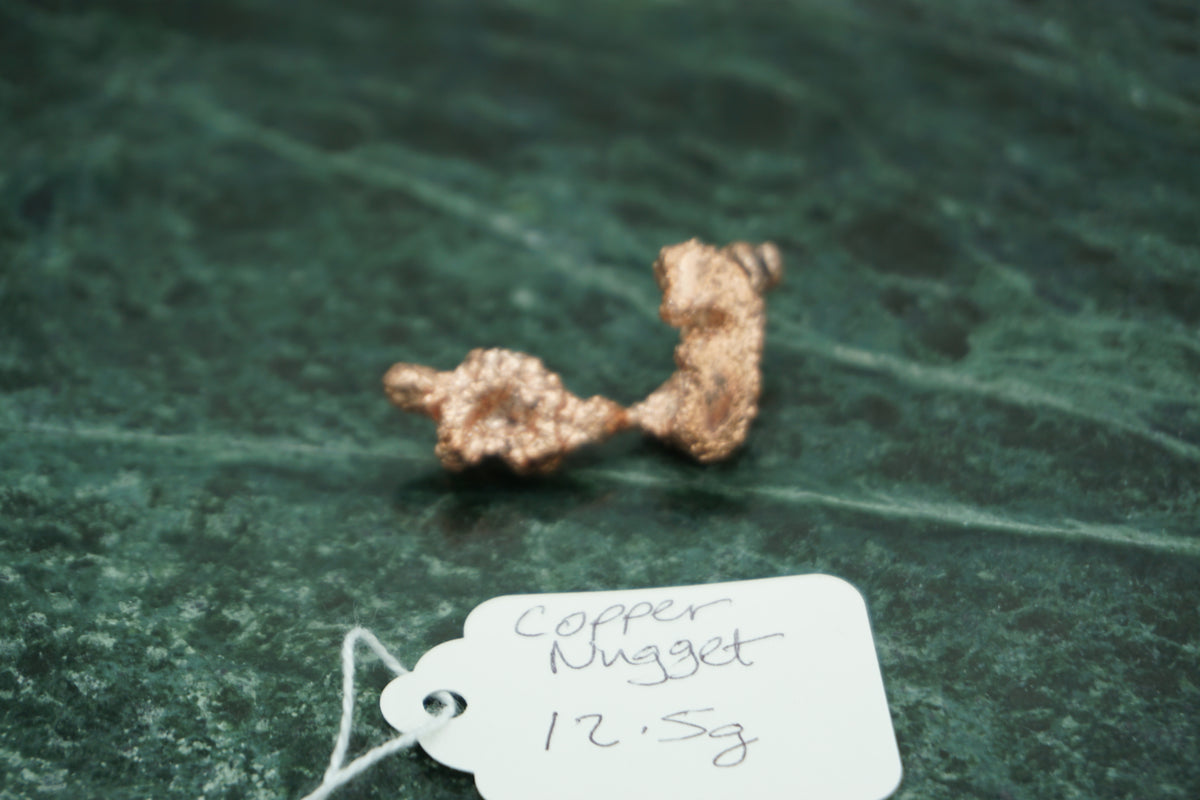 Natural Copper Nugget 12.5 gram Coral Variety
