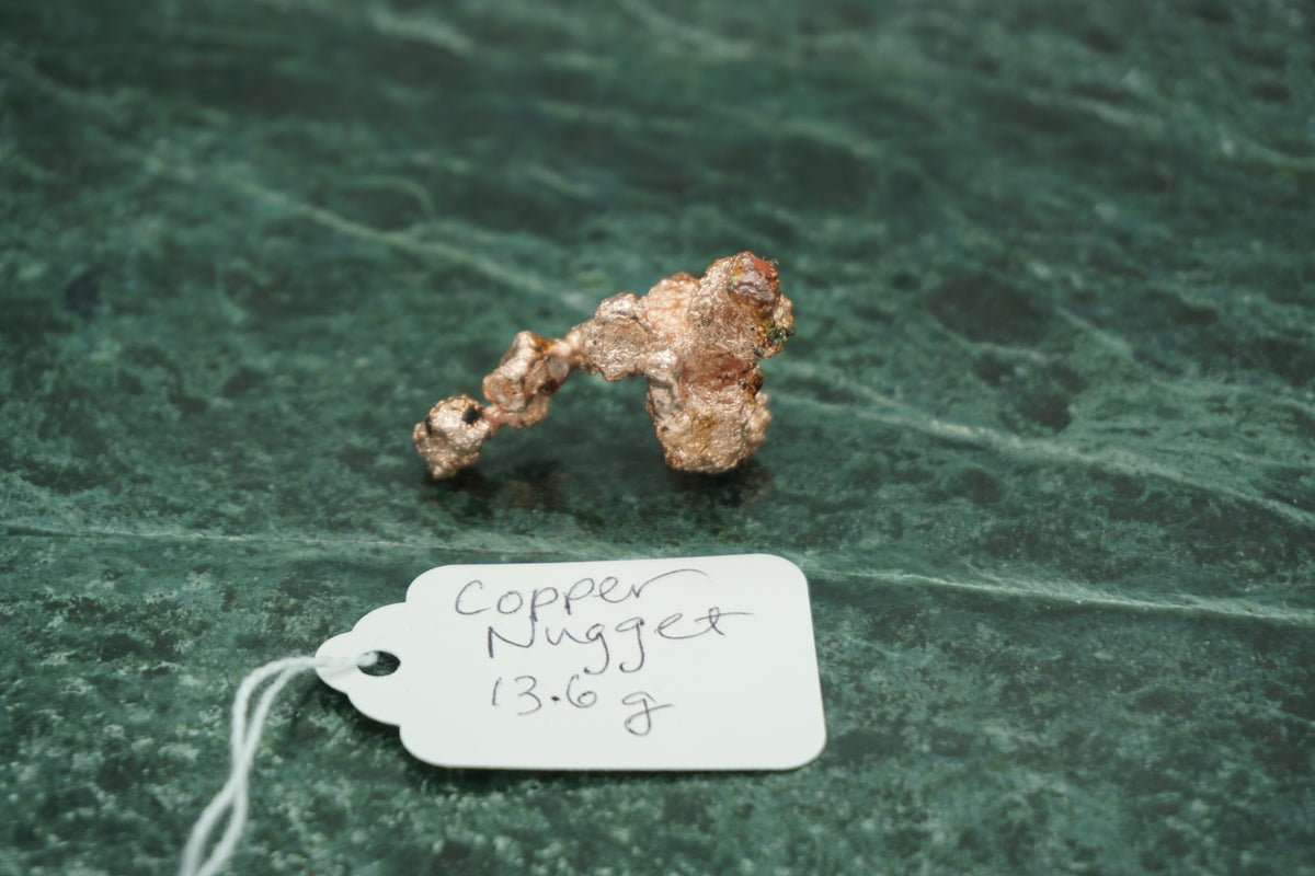 Natural Copper Nugget 13.6 gram Coral Variety