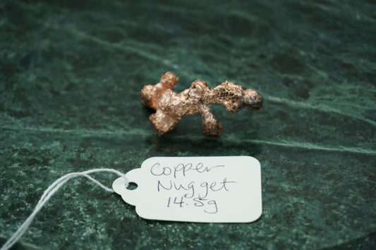 Natural Copper Nugget 14.8 gram Coral Variety