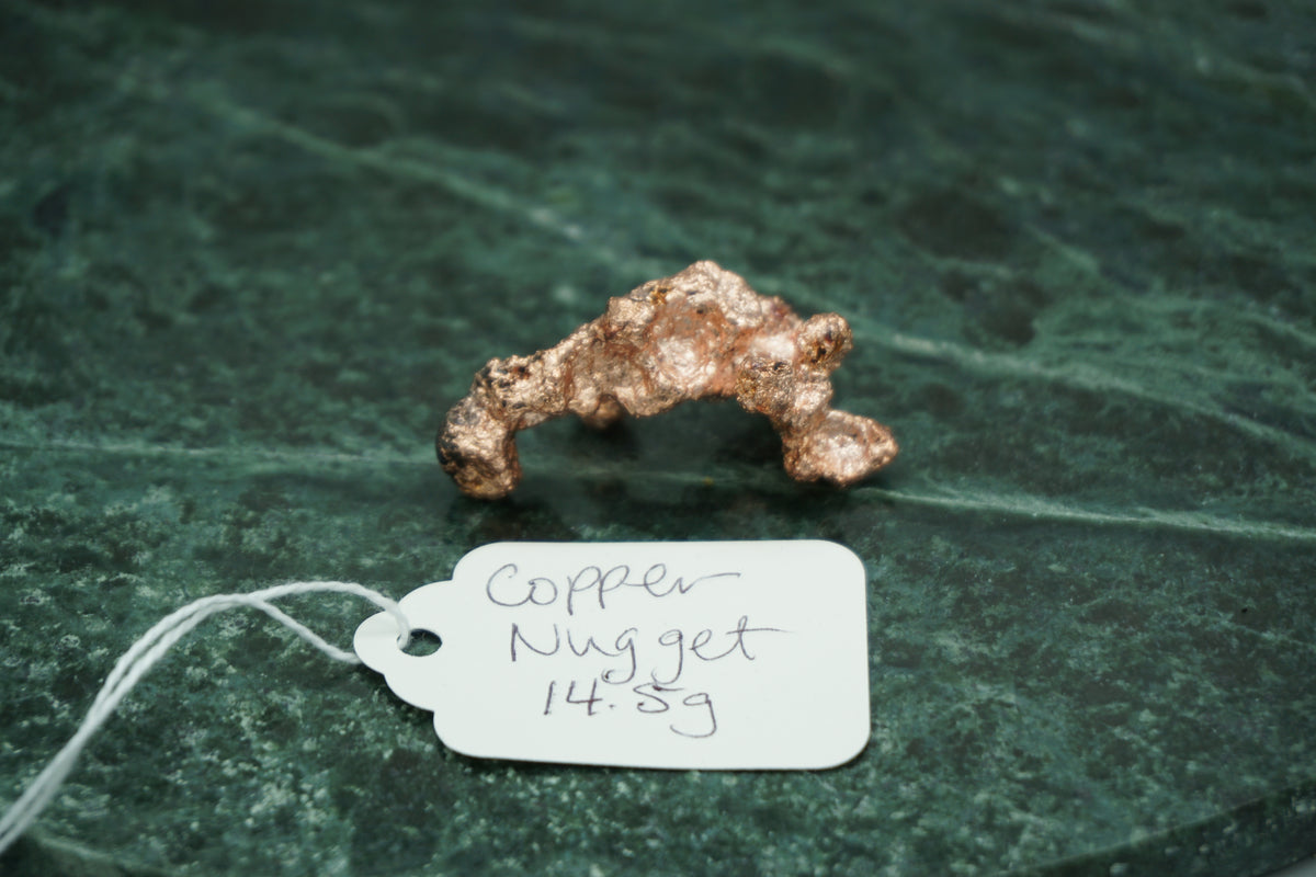 Natural Copper Nugget 14.8 gram Coral Variety