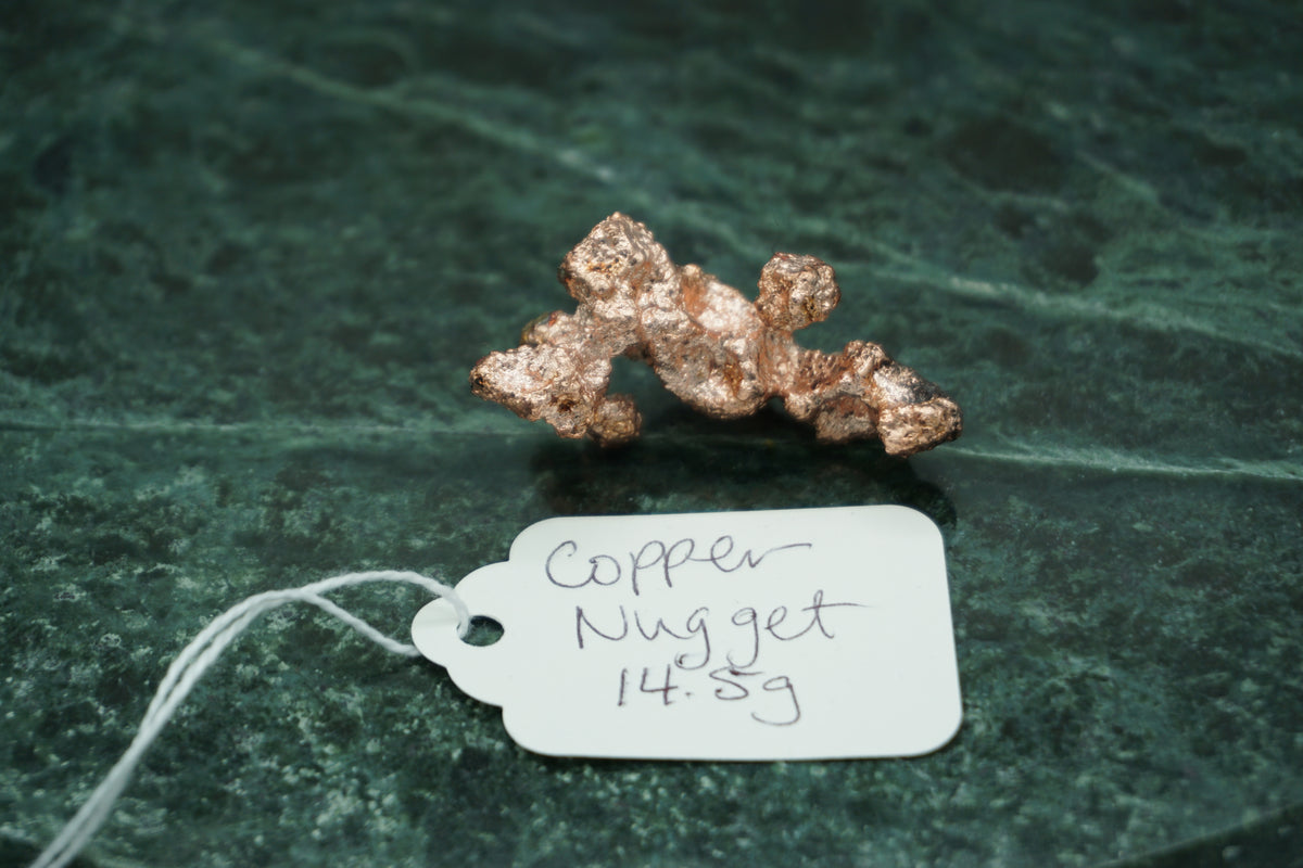 Natural Copper Nugget 14.8 gram Coral Variety
