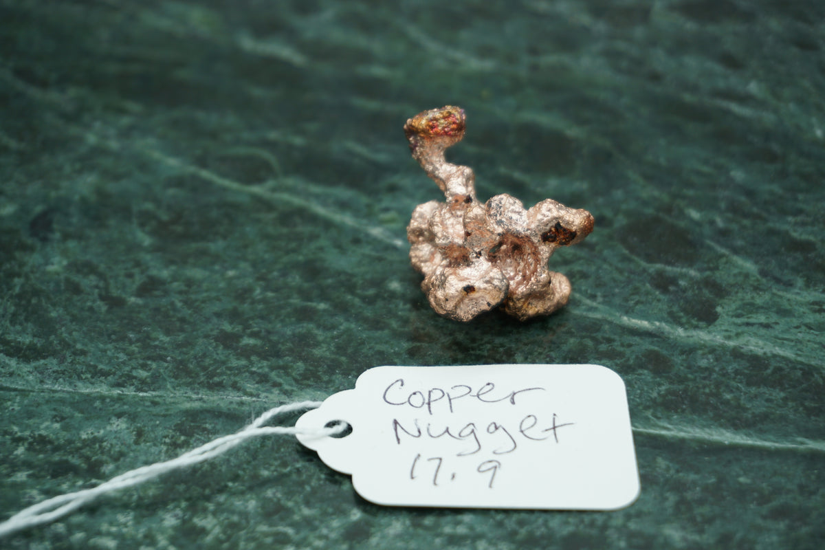 Natural Copper Nugget 17.9 gram Coral Variety