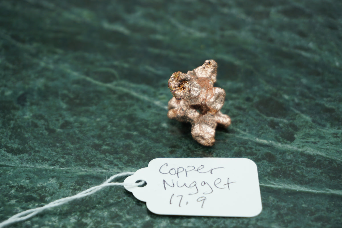 Natural Copper Nugget 17.9 gram Coral Variety