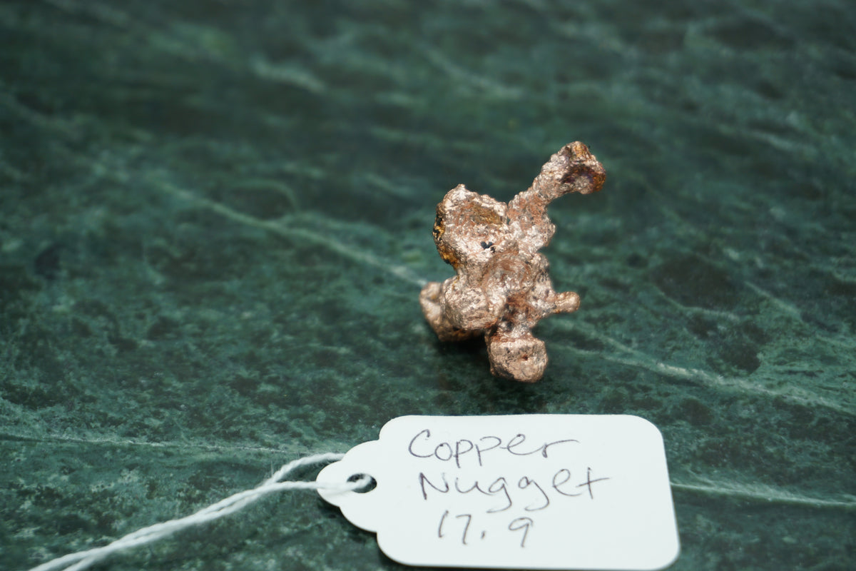 Natural Copper Nugget 17.9 gram Coral Variety