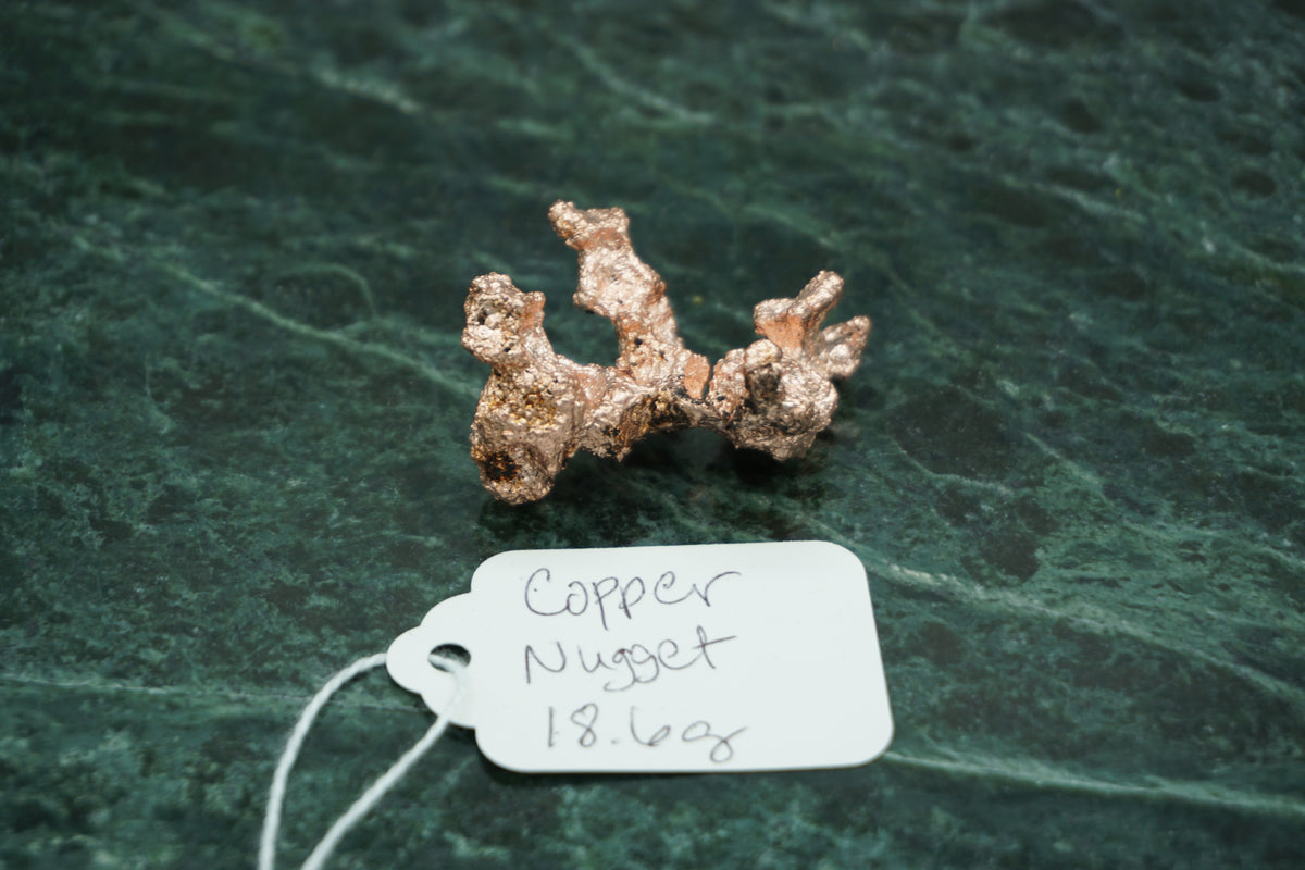 Natural Copper Nugget 18.6 gram Coral  Variety