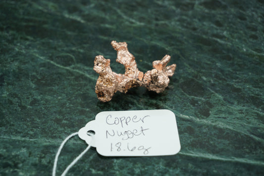 Natural Copper Nugget 18.6 gram Coral  Variety