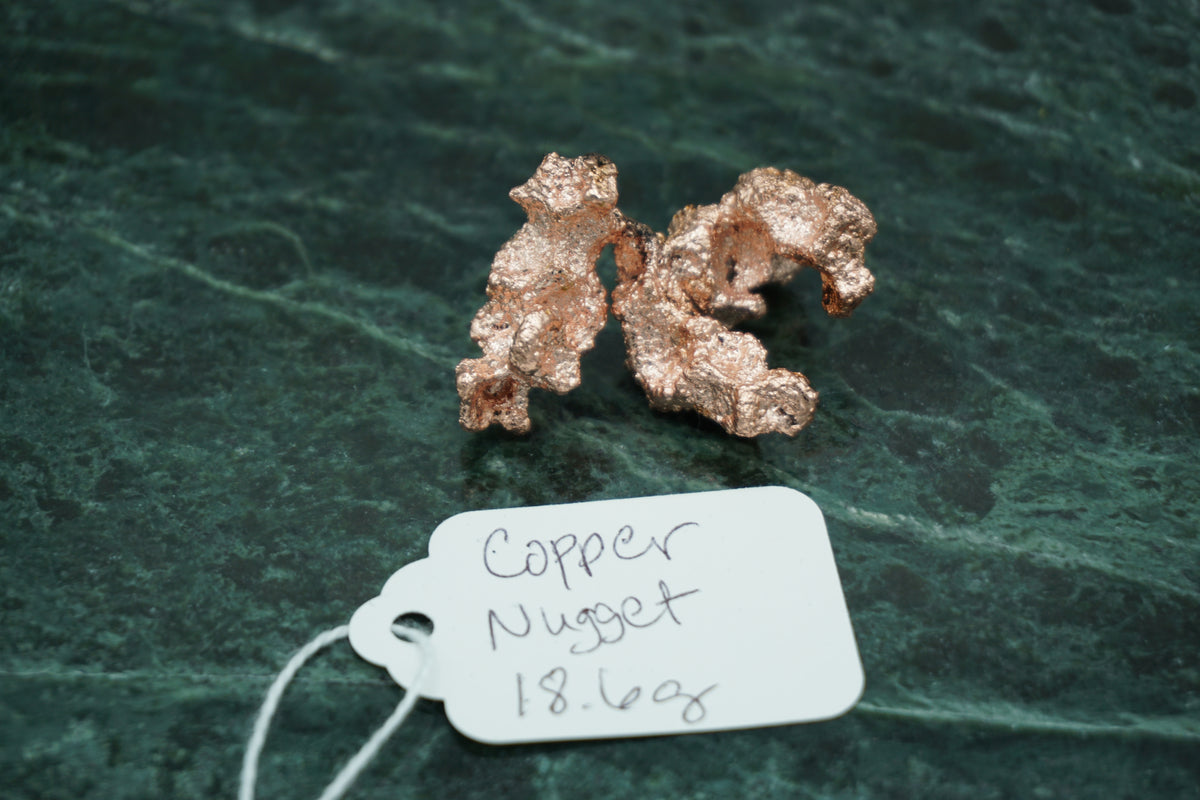 Natural Copper Nugget 18.6 gram Coral  Variety