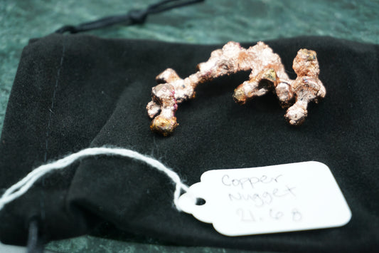 Natural Copper Nugget 21.6 gram Coral Variety