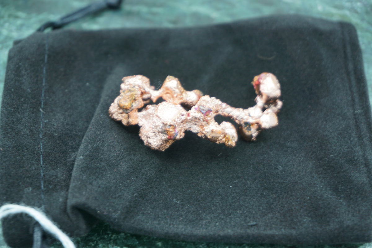 Natural Copper Nugget 21.6 gram Coral Variety