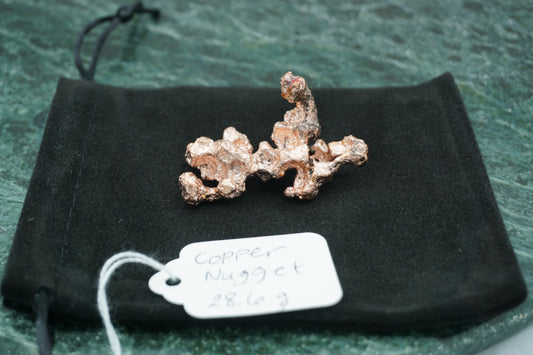 Natural Copper Nugget 28.6 gram Coral Variety