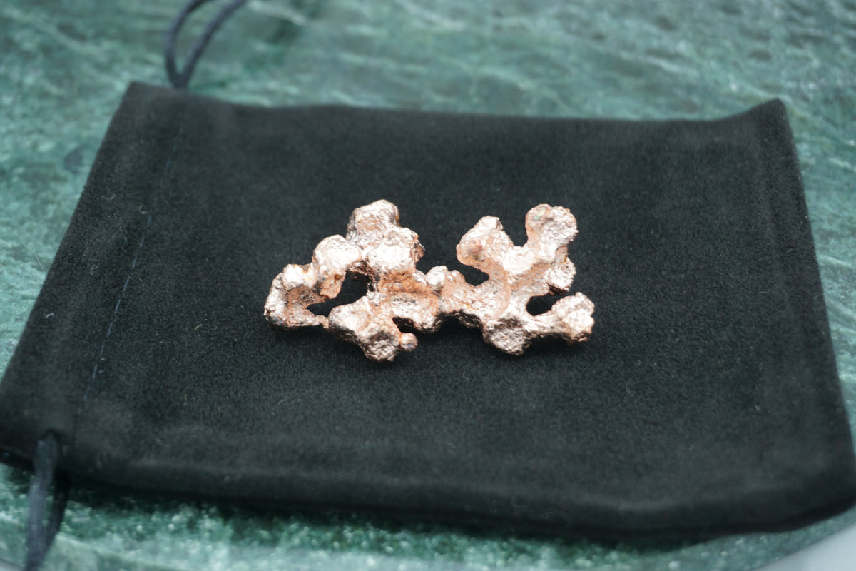 Natural Copper Nugget 28.6 gram Coral Variety