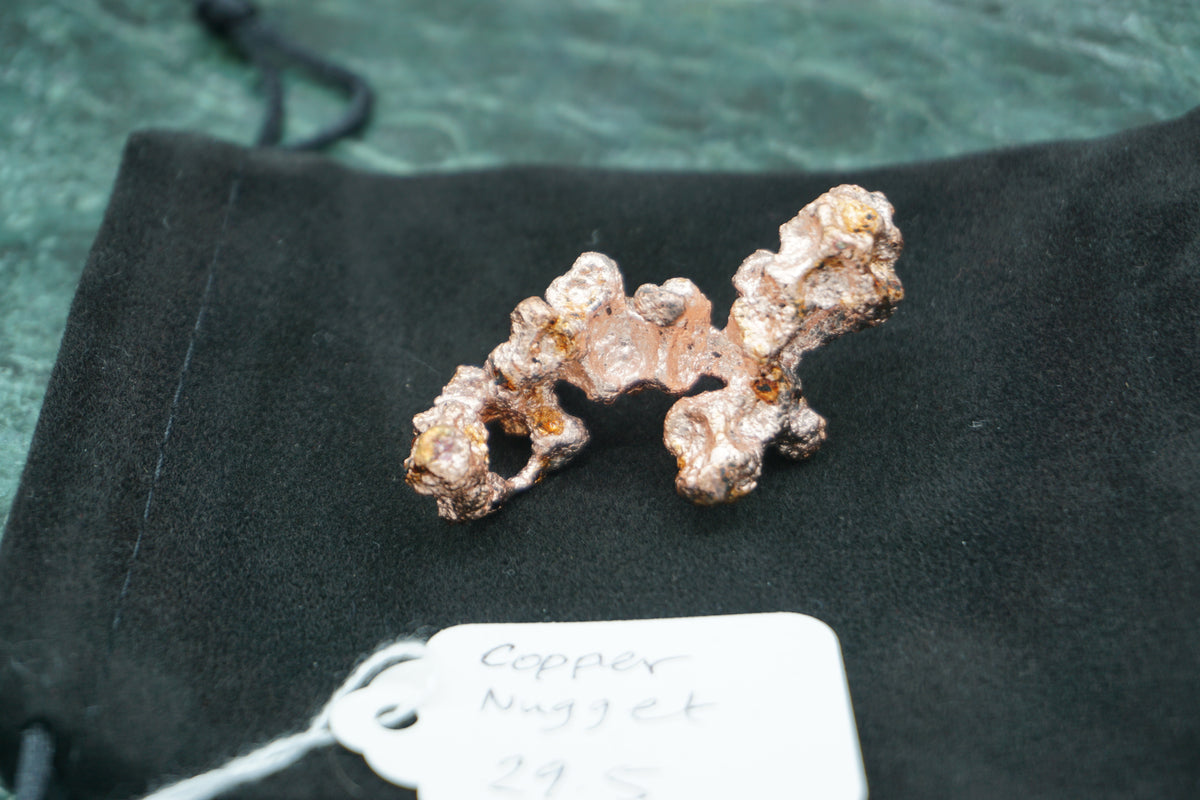 Natural Copper Nugget 29.5 gram Coral Variety