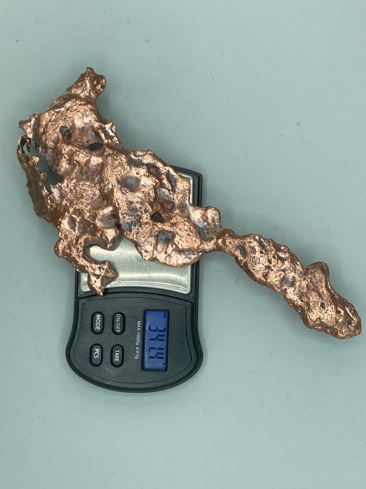 Large Natural Copper Nugget 341.4 gram