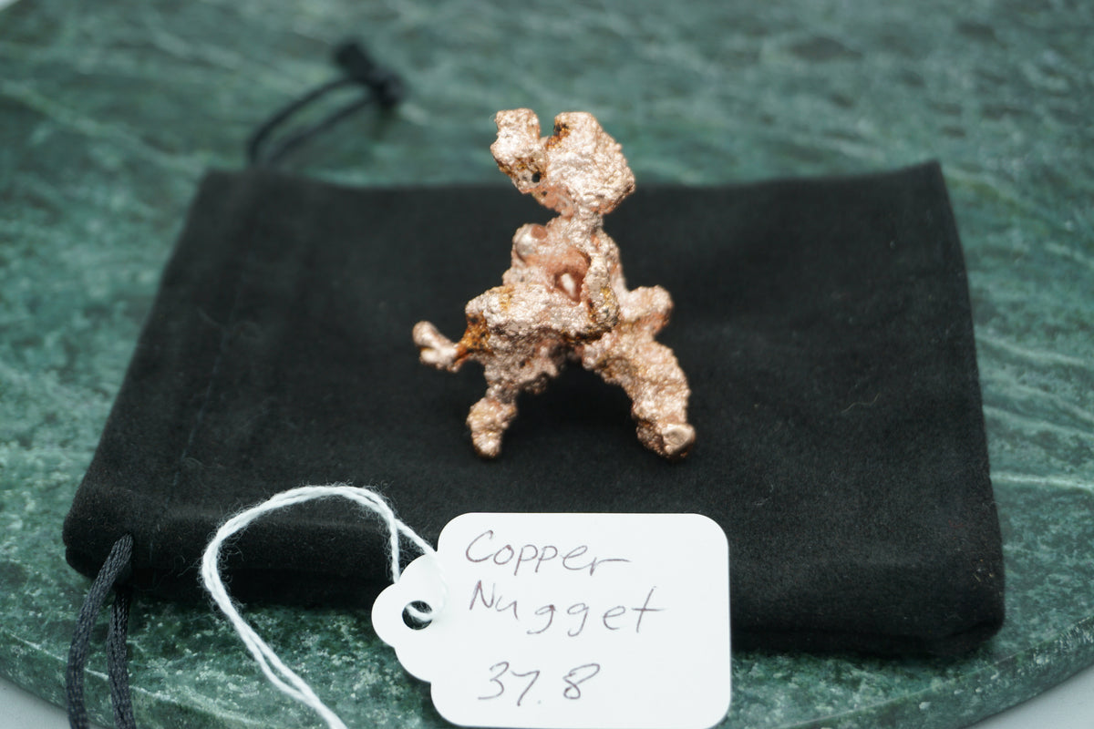 Natural Copper Nugget 37.8 gram Coral Variety
