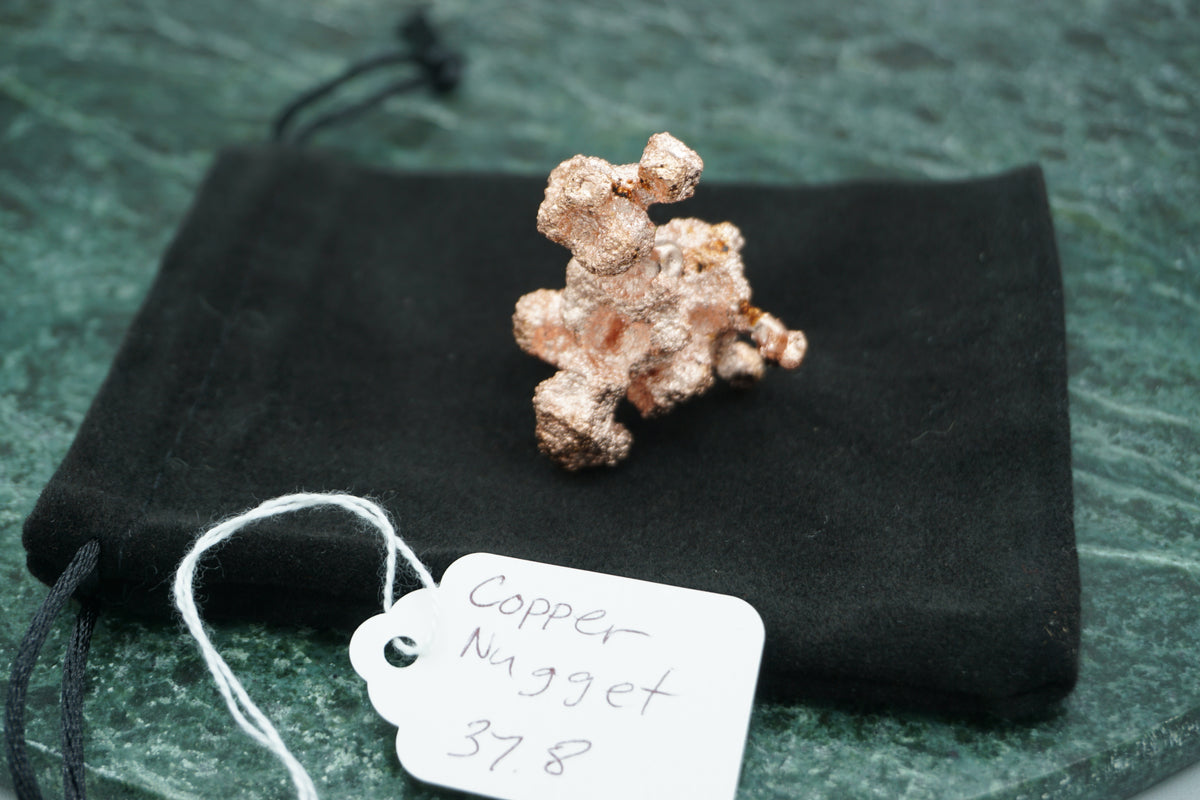 Natural Copper Nugget 37.8 gram Coral Variety
