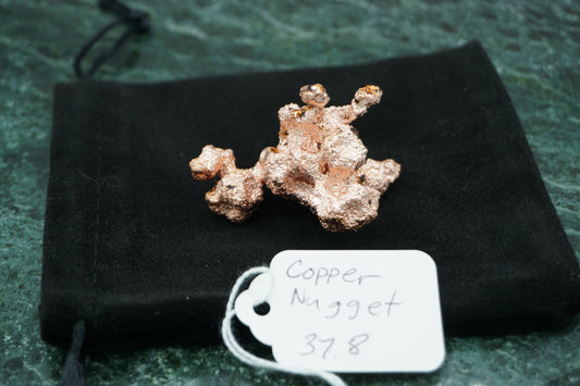 Natural Copper Nugget 37.8 gram Coral Variety
