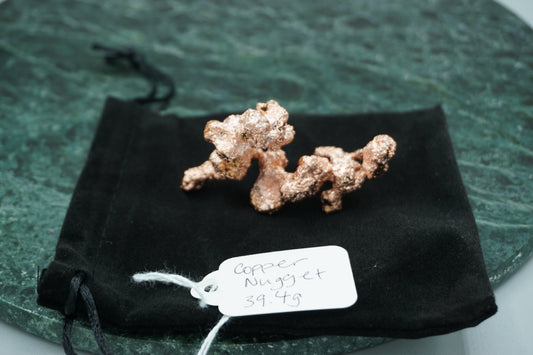 Natural Copper Nugget 39.4 gram Coral Variety