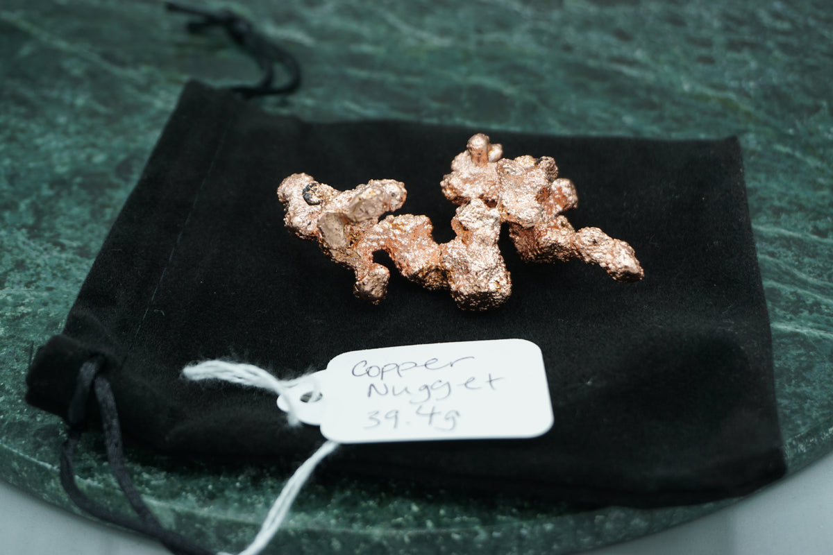 Natural Copper Nugget 39.4 gram Coral Variety