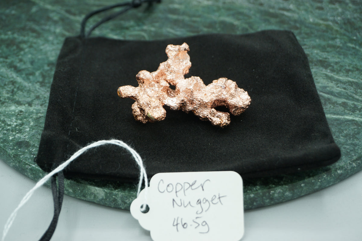 Natural Copper Nugget 46.5 gram Coral Variety
