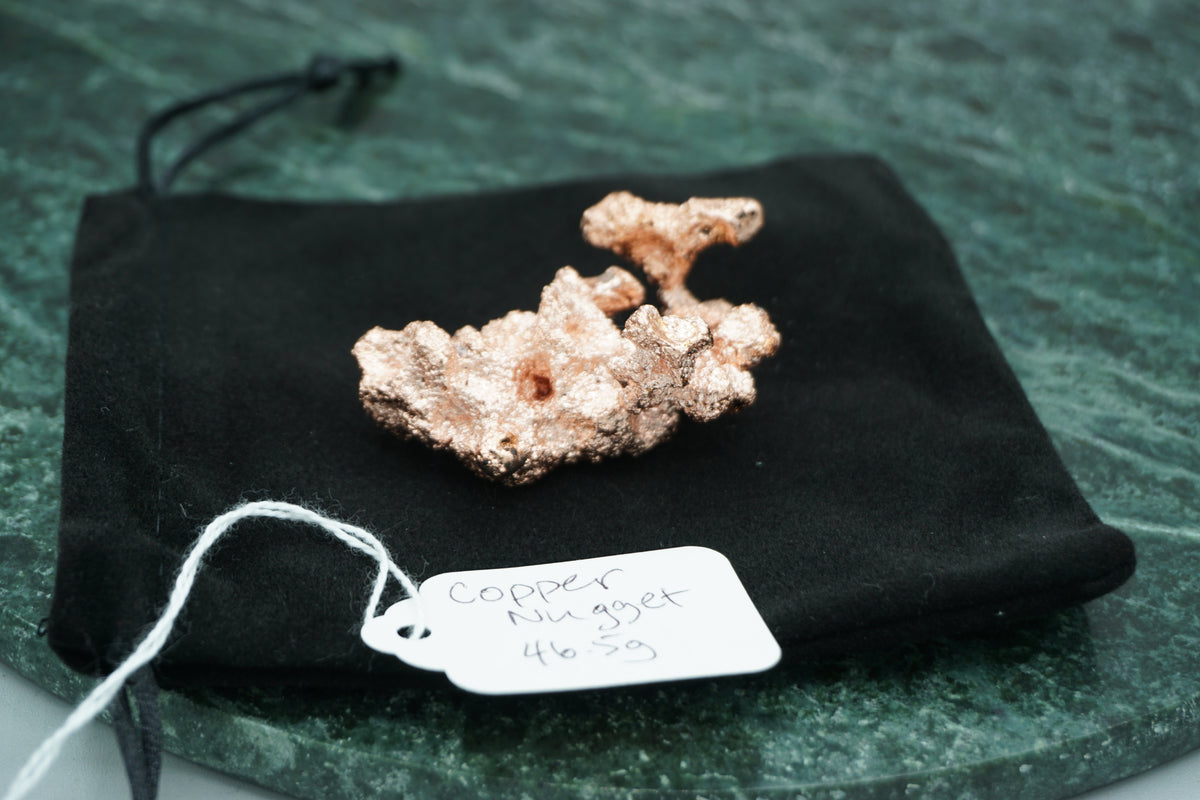 Natural Copper Nugget 46.5 gram Coral Variety