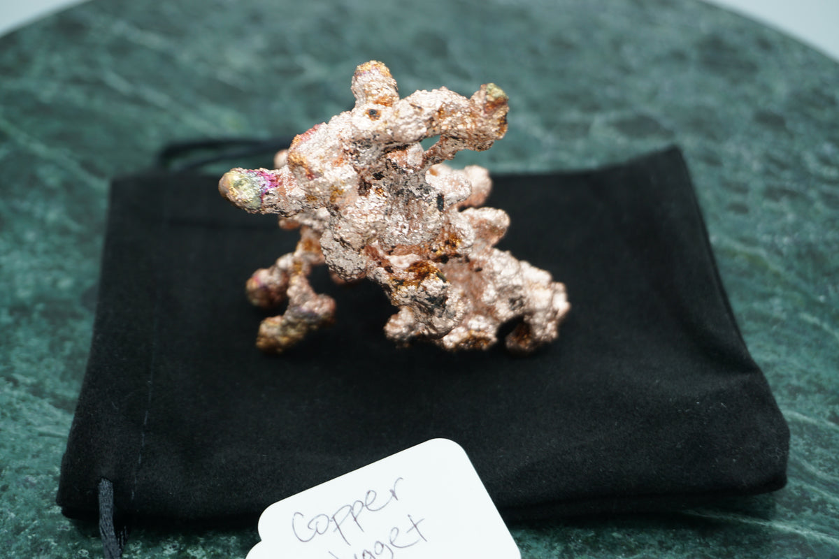Natural Copper Nugget 90.9 gram coral variety