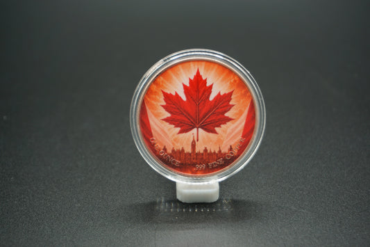 1 avdp ounce Copper Round Colored Canadian