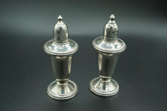 Duchin Antiques Sterling Silver Salt and Pepper shaker