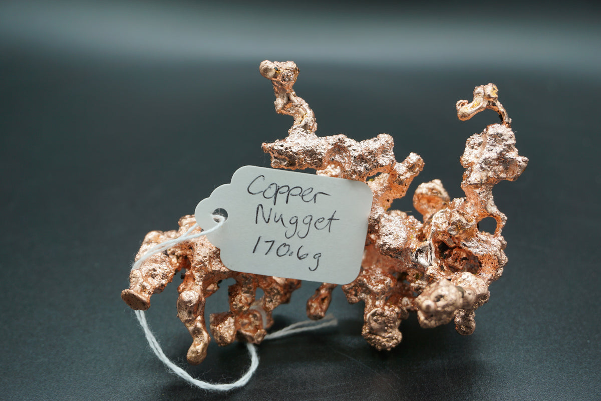 Natural Copper Nugget 170.6 gram Coral Variety