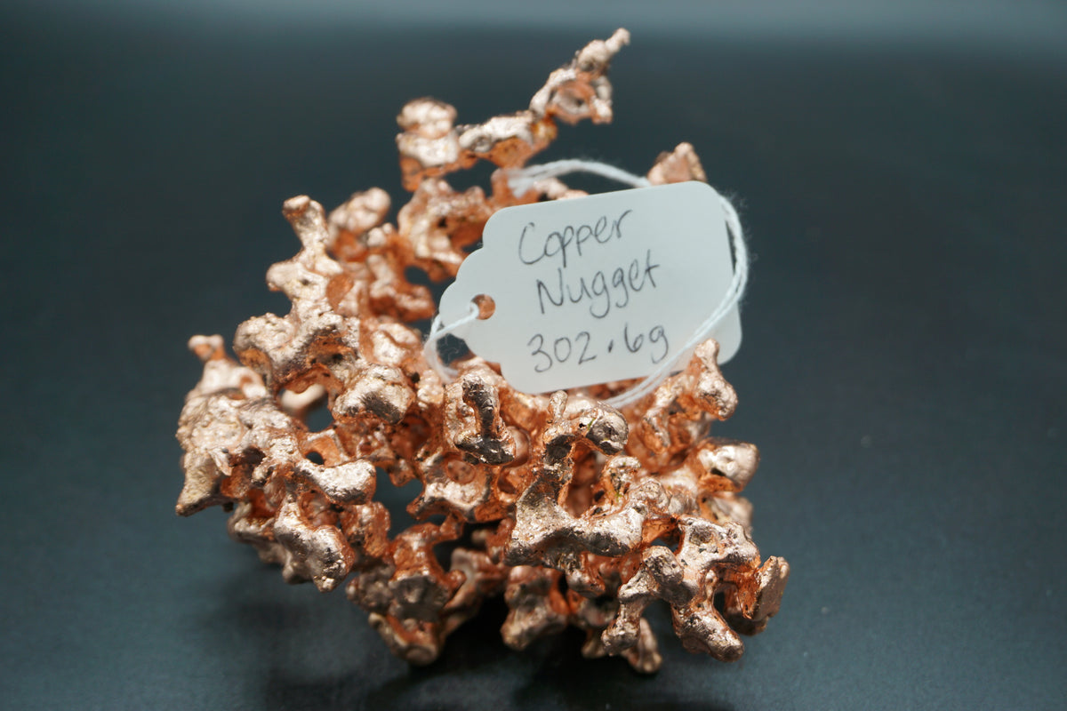 Natural Copper Nugget 302.6 gram