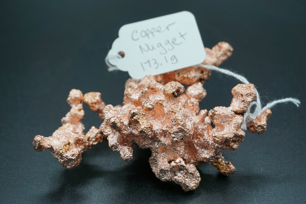 Natural Copper Nugget 173.1 gram Coral Variety